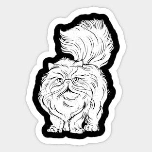 Persian cat - fluffy & beautifull - Gift idea for cat fans Sticker